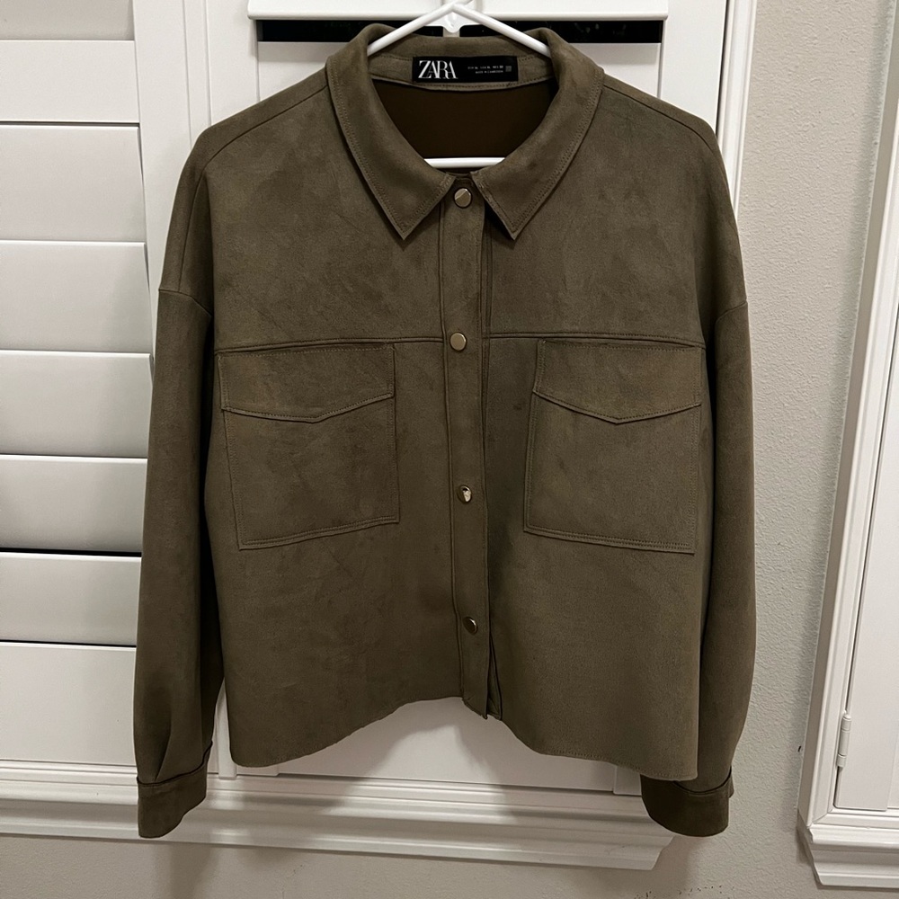 Army Green Cardigan / Top